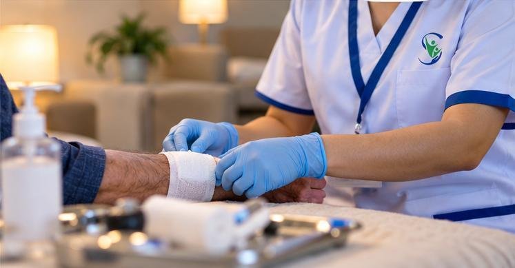 Practical support during recovery after returning home